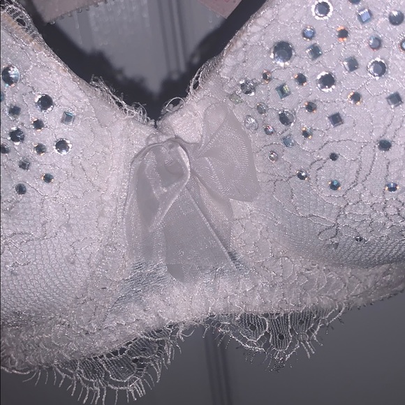 Vs dream angels lined Demi white crystals bra - Picture 8 of 8